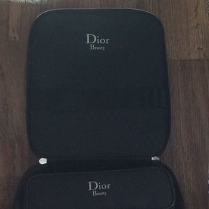Dior makeup bag
